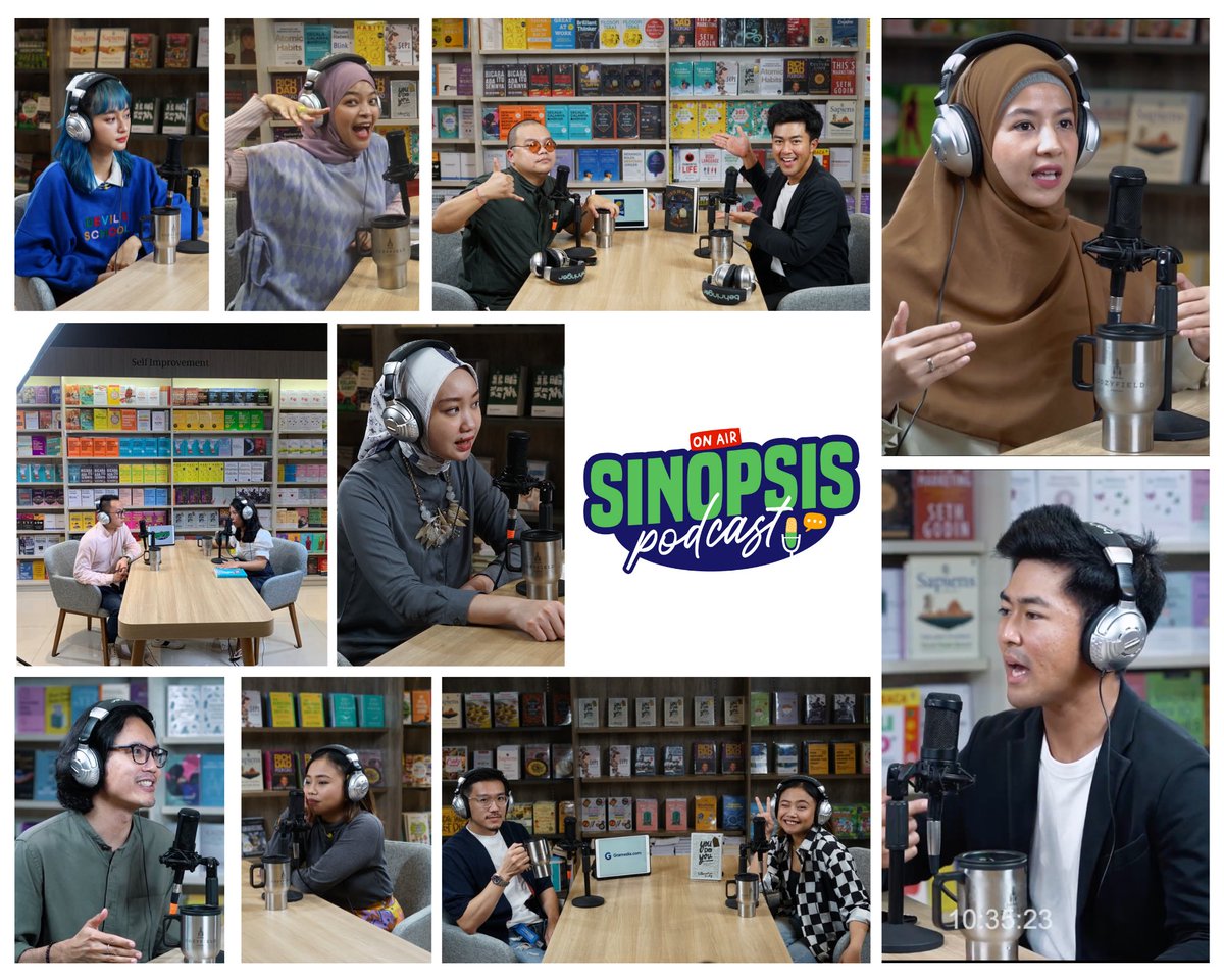 Halo Grameds! Ini dia rekapan episode-episode Podcast SINOPSIS Gramedia yang berkolaborasi dengan <a href="/rekatastudio/">Rekata Studio</a> ! Simak utas ini dan tonton selengkapnya di Channel Youtube Gramedia dengan klik tautannya ya, Grameds!