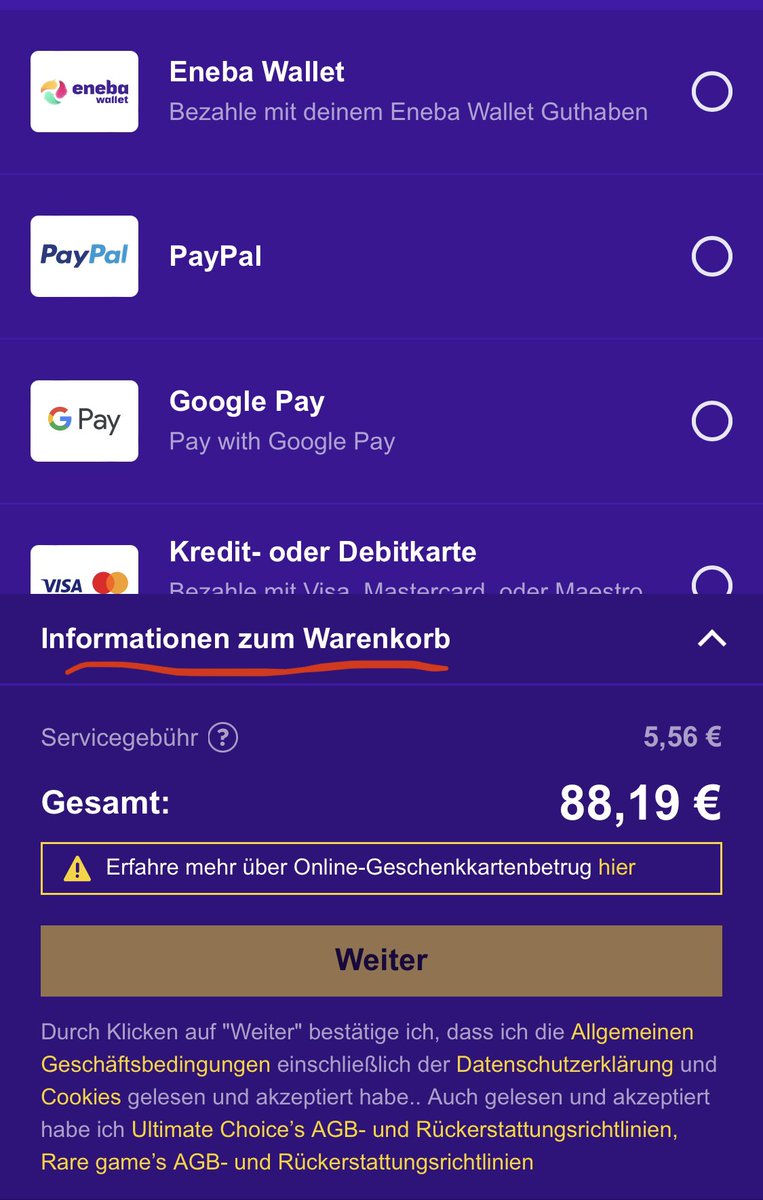 xbox_bot_de's tweet photo. @Shortsman_ In den Warenkorb klicken, dann unten auf das Pfeil klicken und anschließend „Haben Sie einen Rabatt-Cod“ klicken und einfügen. https://t.co/FpOSJ88e3Y