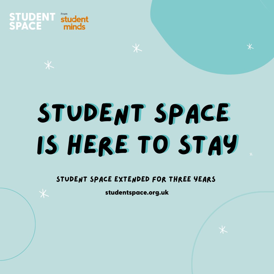 Student Space has been a fantastic resource, providing support, guidance, and an online community during incredibly challenging times. 
With other services still so stretched, knowing that the platform with be remaining available for the foreseeable is a real gift to UK HE.