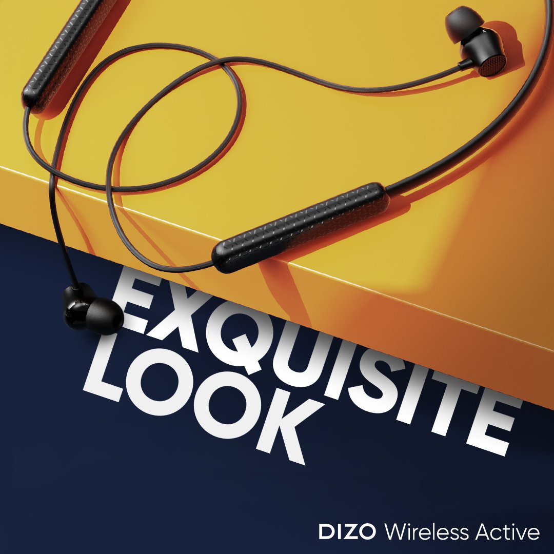 DIZOTech's tweet photo. Are you bored of monotonous textures on your earphones? Get #DIZOWirelessActive with laser engraved and diamond grid textures😍
🎧 At just ₹1,199 on @Flipkart's #BigSavingDays
🗓️ 6th - 10th August
🛒 https://t.co/59gSpn951y
#GrooveNonstopInStyle #DIZO #BeDifferent https://t.co/12szzMYlCw