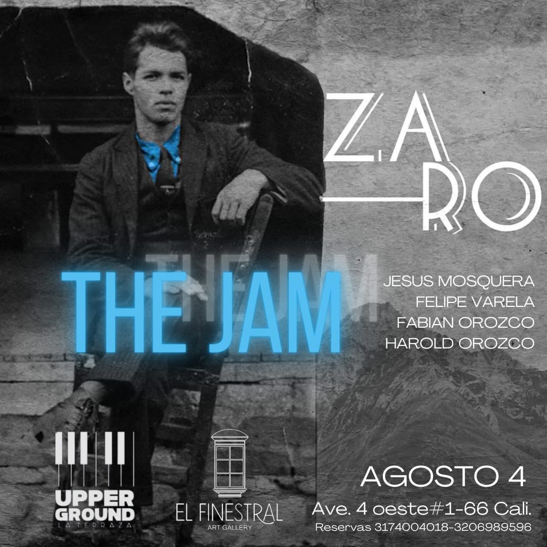 upper_ground1's tweet photo. Esta noche en @elfinestral - #thejam - será aperturado por una propuesta súper especial - #zaro  fusiona musical tradicional colombiana - tiple- con el jazz - no te lo pierdas Dirección @CHACHO2012 reservas 3206989596 - 3174004018 #cali #hoy #jueves https://t.co/SdYmo6Qc0B