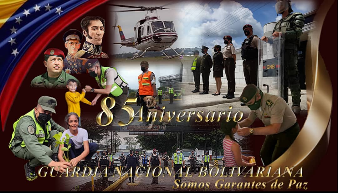 #04Ago🇻🇪|| Felicidades a nuestros hombres y mujeres  de sangre Carrubio por nuestros 85 aniversario  comprometidos  en garantizar la seguridad y protección del Pueblo Venezolano 
CMDTEDCR21_1 
#85AniversarioInvictaGNB