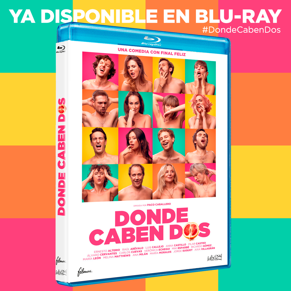 filmax's tweet photo. ¡Este verano súmate a la revolución sexual! 🔥 Con la fresca y picante comedia #DondeCabenDos darás rienda suelta a tus pasiones. 😜
Gózalo con un reparto de lujo. 📺 ¡Ya disponible en Blu-ray y en @NetflixES! https://t.co/ciDaYNGKMj
