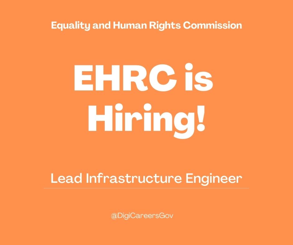 Looking for a Lead Infrastructure Engineer to join the Equality and Human Rights Commission
📍Manchester
💰Salary - Grade 7 - £49,226.52 to £57,014.88
Closing Date is 23:55 on 21st August
To find out more and Apply, please follow the link - app.beapplied.com/apply/eiwzabum…