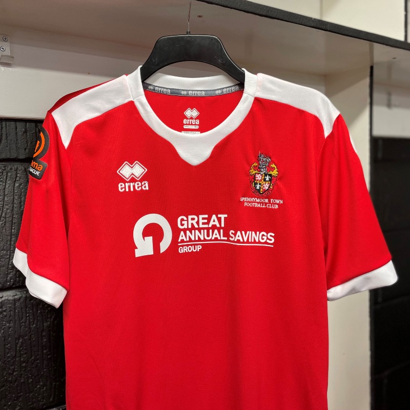 SpennymoorTown's tweet photo. Due to the well publicised issues affecting distribution of kit to football clubs across the country, Moors will play in a temporary away kit at Hereford on Saturday...

#Moors
