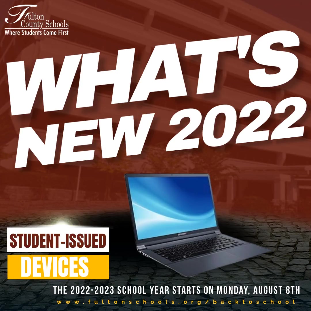 FultonCoSchools's tweet image. All devices for students in grades 3-12 were collected and have been through a summer cleaning process. The district has started deploying devices to schools &amp;amp; will continue through August. More details about our What’s New 2022 list can be found at fultonschools.org/backtoschool