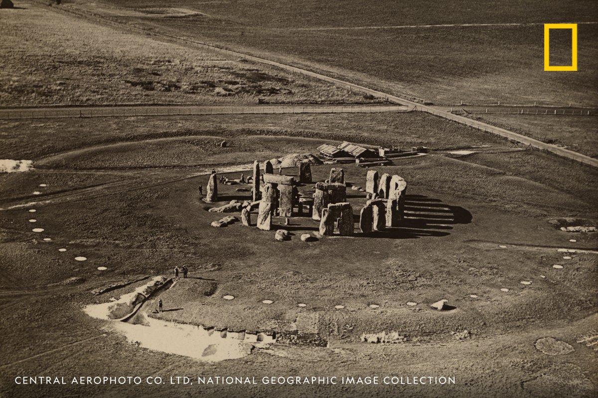NatGeo's tweet photo. National Geographic has brought images and stories of Stonehenge to readers for over a century. @NatGeoMag's very first image of the megaliths, published in May 1922, was made possible by the cutting-edge technology of that era: the airplane https://t.co/KAbs0G3ITy https://t.co/jaDzcnaVu5