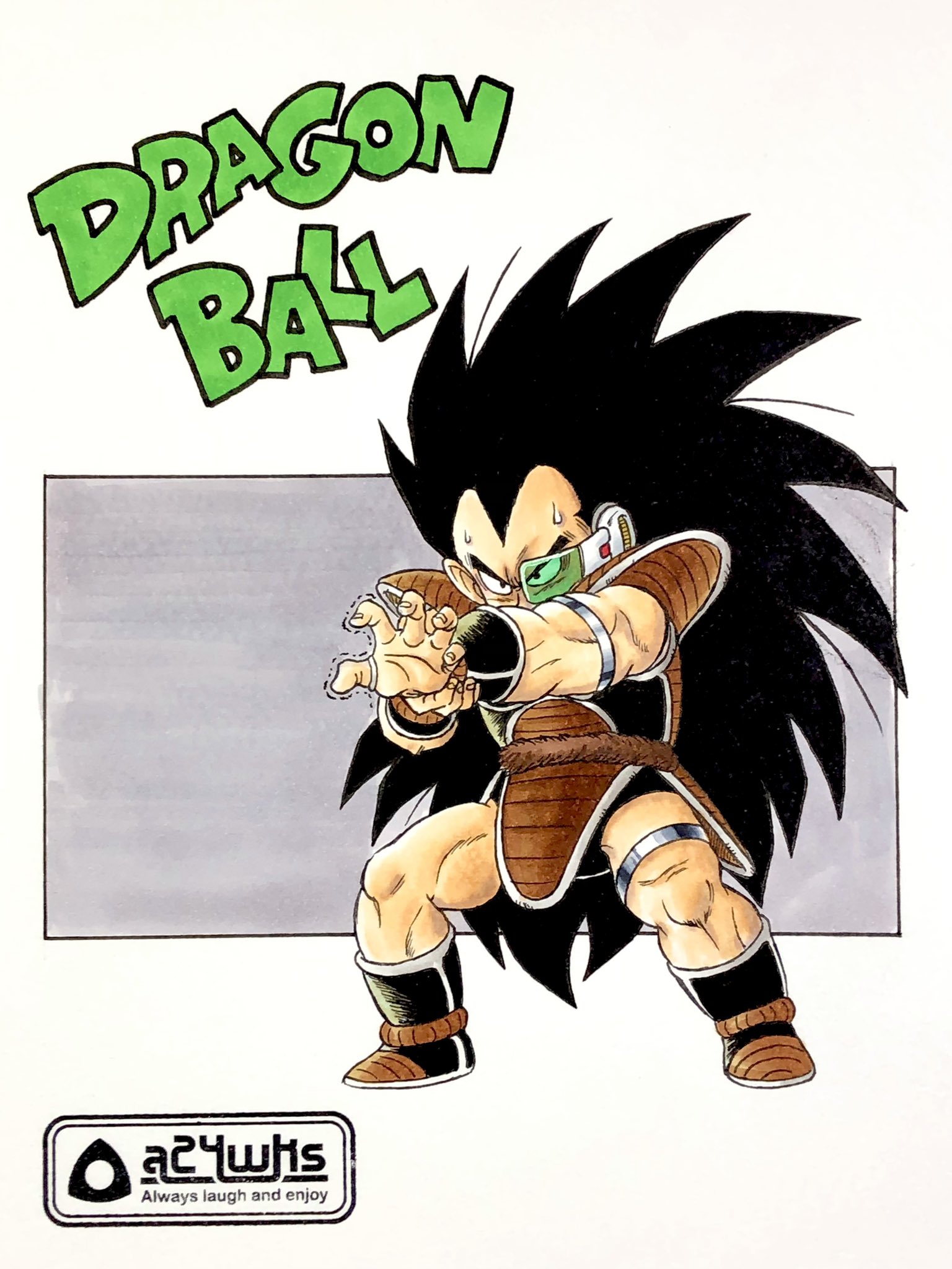 ドラゴンボールZ ラディッツ アートパネル 鳥山明 ドラゴンボール - ドラゴンボールZ ラディッツ アートパネル