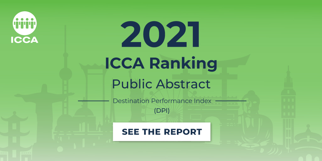 🔈 The Public Abstract of the 2021 ICCA Ranking is now available for ICCA members and non-members. We are publicly releasing new information to shed more light on how the pandemic impacted the association meetings industry in 2021. Access the report ➡️ow.ly/CYk950KbEKz