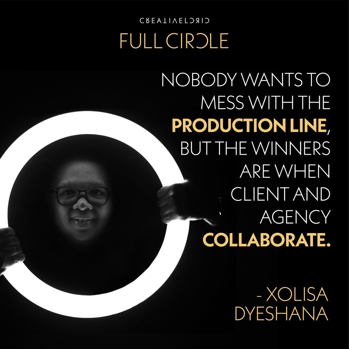 The biggest takeaway from <a href="/XolisaDyeshana/">Xolisa Dyeshana</a>, Cannes Lions 2022 Outdoor juror: Collaboration is key for scale.