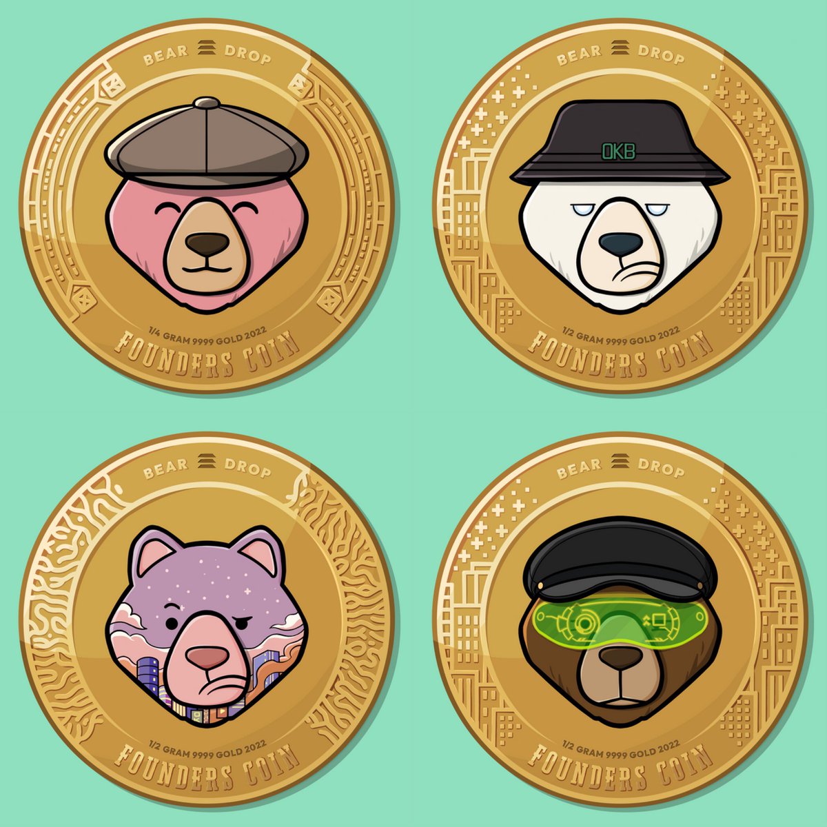 MagicDegenSOL's tweet photo. Giving away 4x Okay Bears Founders Coins NFT 🪙🐻‍❄️ floor is 4.20 $SOL

To participate Follow &amp; RT ~ 24 hrs ⏰ https://t.co/4HXM4IosLW
