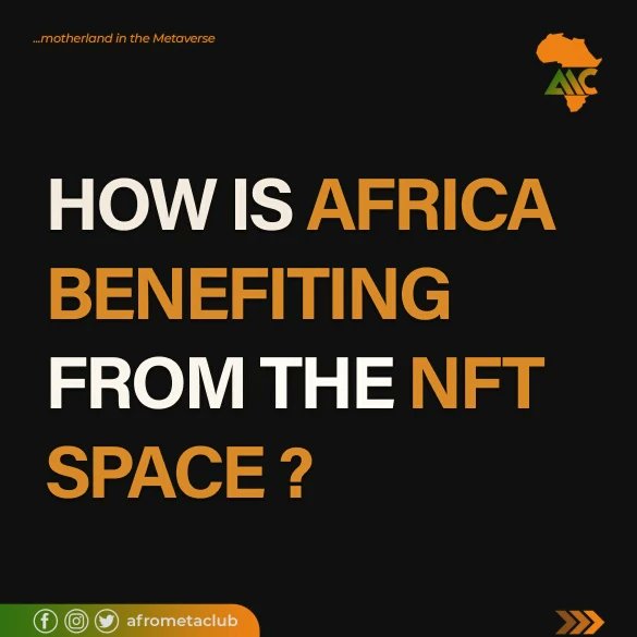 AfroMetaClub's tweet photo. What the nft space has to to offer Africans and why everyone should be on it !
#Afrometaclub 
#Africatotheworld 
#nftafrica https://t.co/X8q8esJOGD