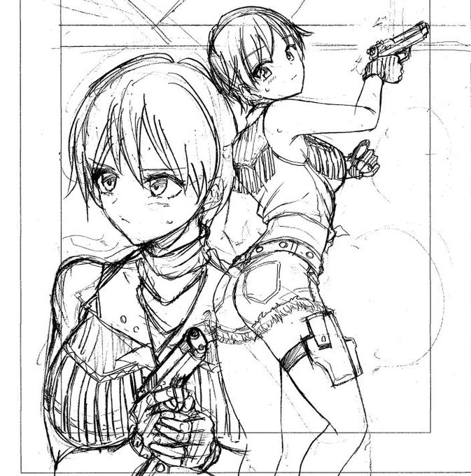 今月出すハンターγ同人の進捗です。
レベッカは僕の趣味でウエスタン服で出ます
※ラーカーは出ません 