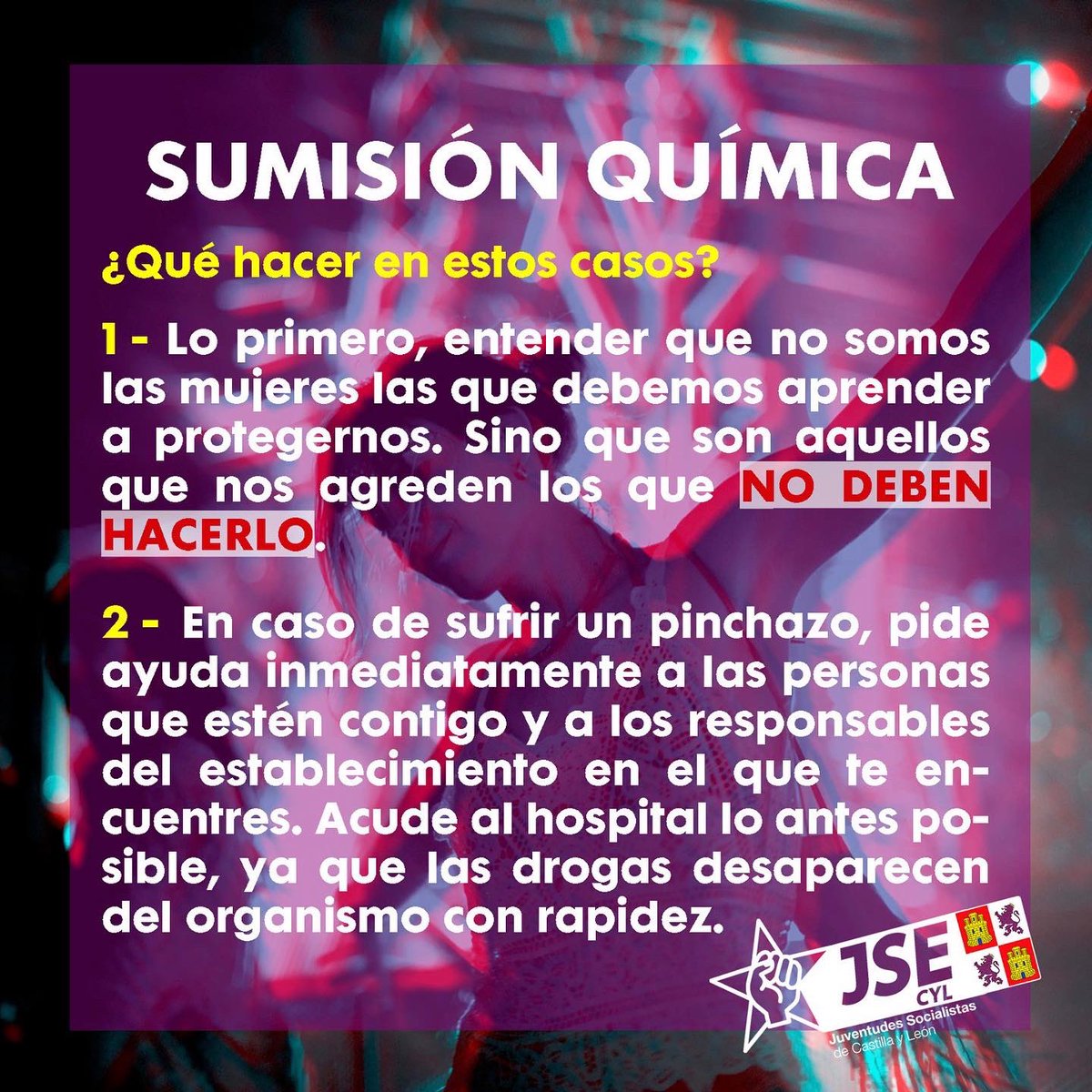 🙅‍♀️Que no! Que las mujeres no somos culpables de que nos agredan, somos las víctimas!!!

#SumisionQuimica
