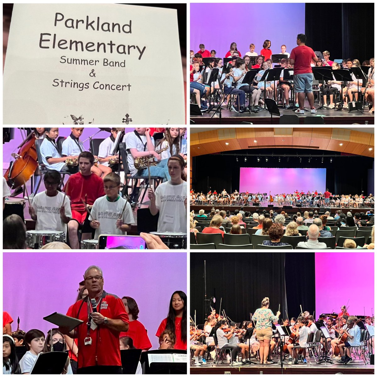 Parkland Elementary Band &amp; String Camp put on an excellent show today! #talented #impressive 🎶🎼🎵🥁🎺🎻🎷