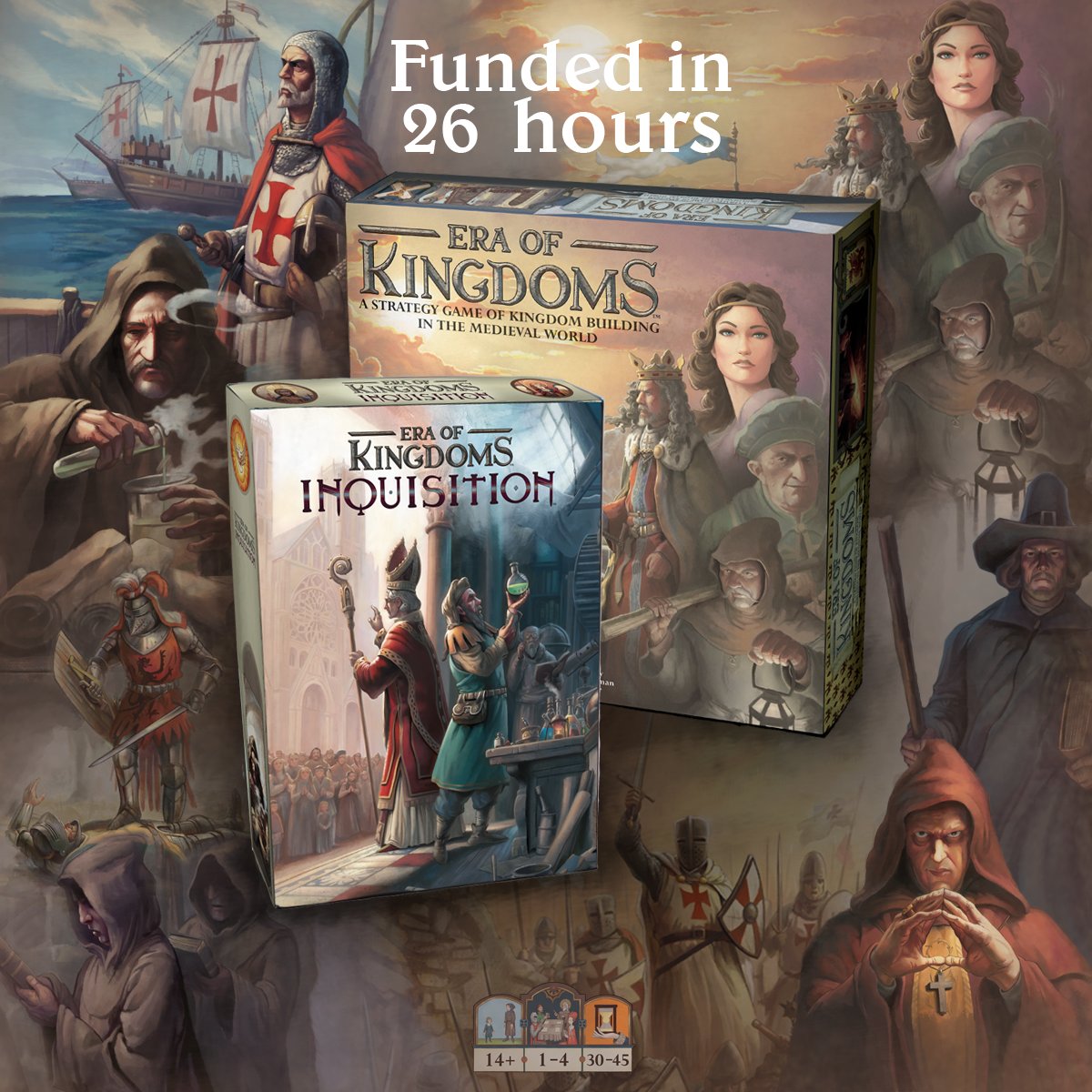 Want to unlock the Print and Play early? Get this tweet up to 75 retweets and Print and Play files will be sent to all current and future backers! kickstarter.com/projects/eraof…