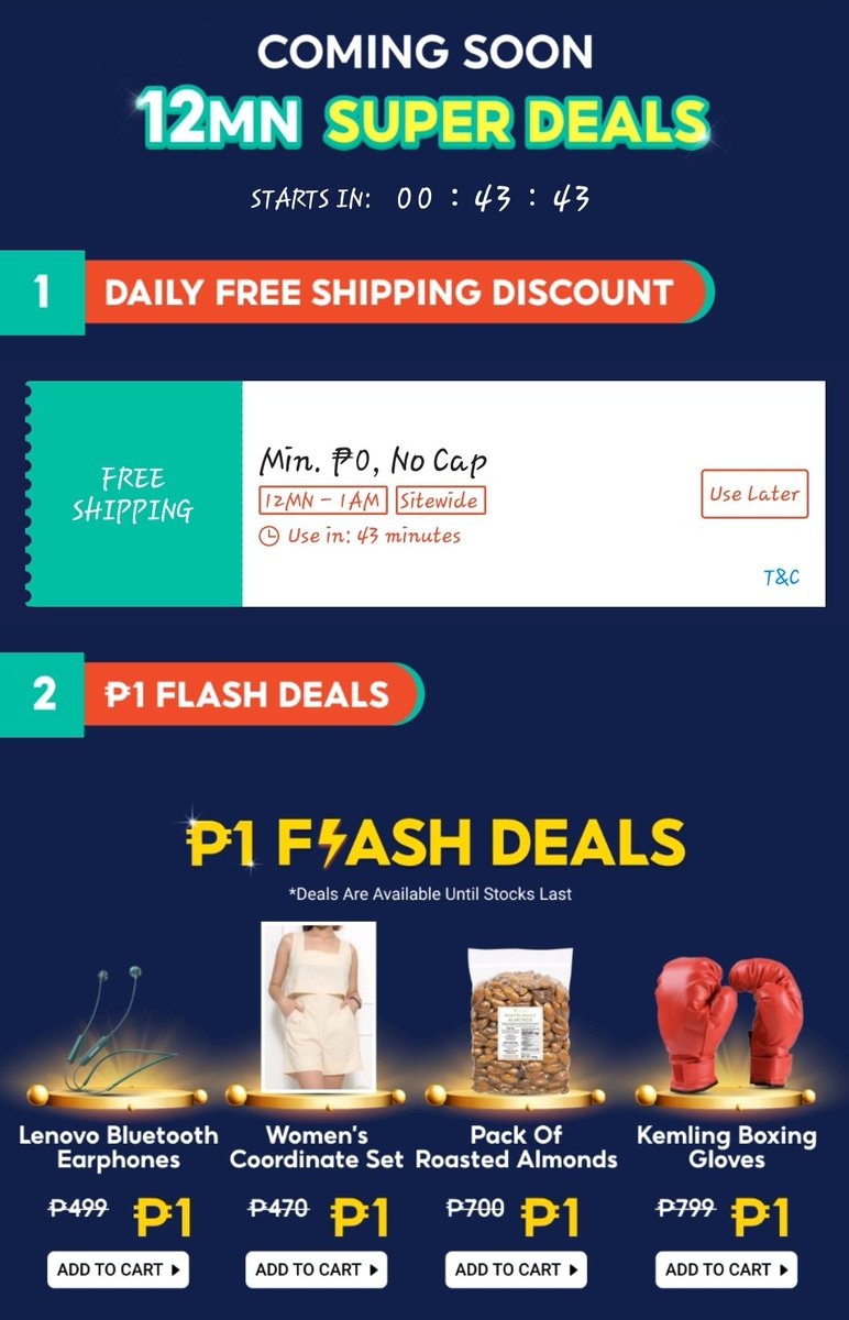awesamrecosph's tweet photo. SHOPEE FREE SHIPPING VOUCHER
Claim here NOW: https://t.co/KvsaPeWUzV
Check out at exactly 12 MIDNIGHT.
#aweSAMrecos #ShopeePH #aweSAMdiary #freeshippingvoucher #fsv https://t.co/Yy8aBOIakR