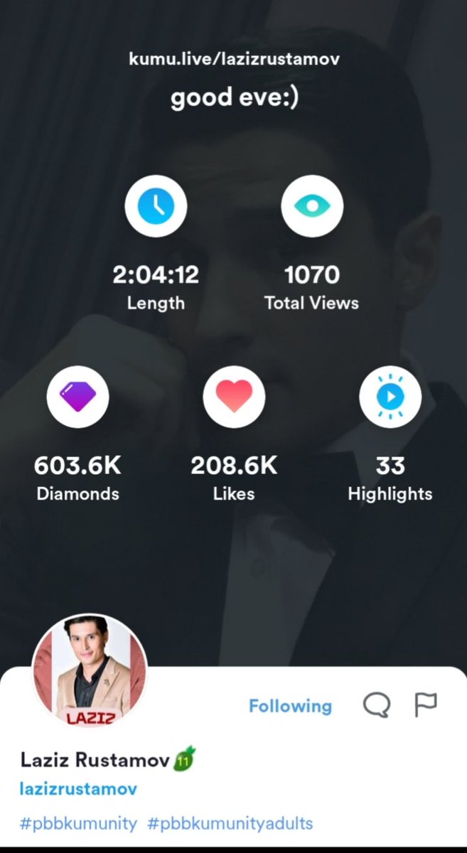 Thank you everyone for supporting Laziz Livestream tonight❤️💙❤️
Thank you Kuya J / Team Laziz/Team LazBel/Viewers for the gifts❤️💙❤️