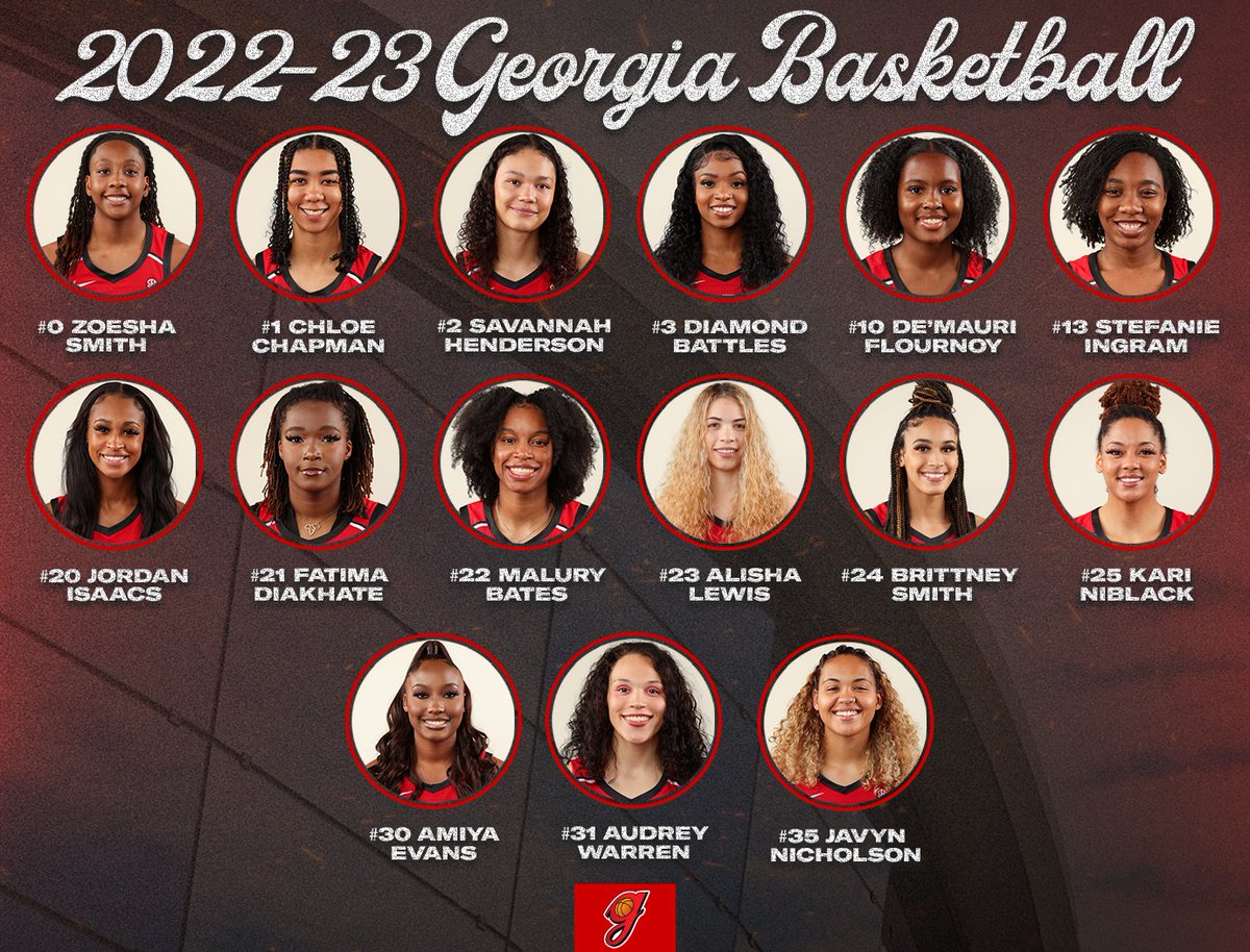 UGA_WBB's tweet photo. SQUAD 😍 https://t.co/hJr814r0US