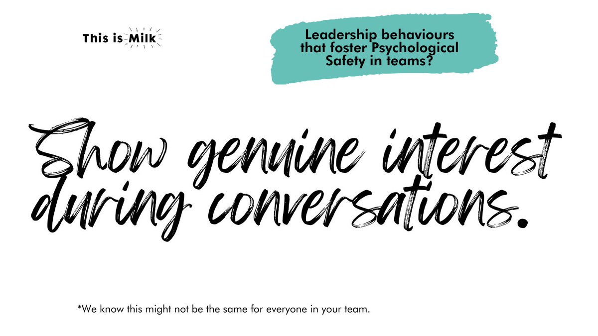 Psychological safety can feel like a glib term on the surface. People need to feel comfortable before they will speak up, no sh@t Sherlock. But culture & team effectiveness is never easy. We've pulled together tips that you as leaders can consider to foster psychological safety.