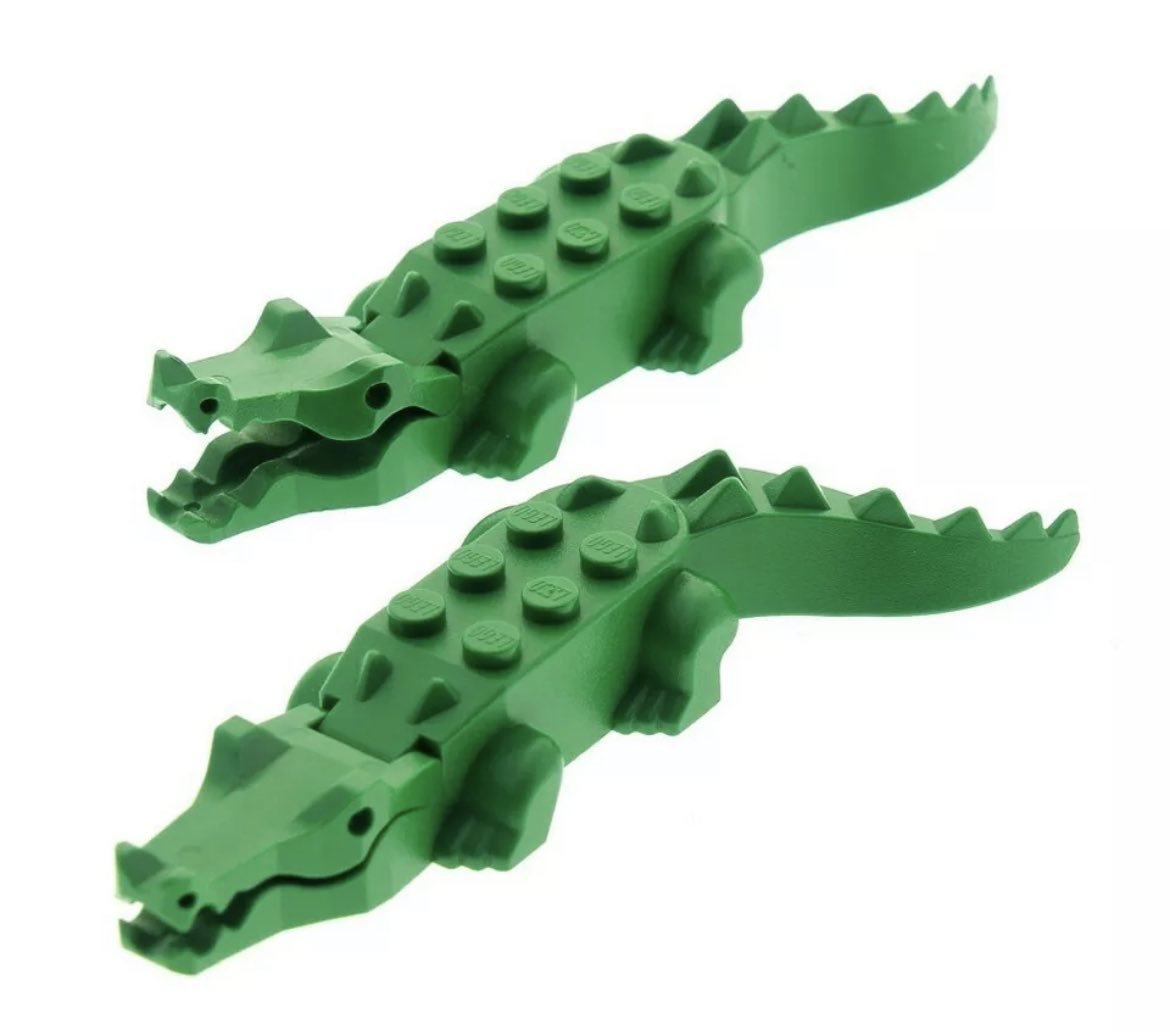 CorrodedParadox's tweet image. Appreciation post for Lego alligator