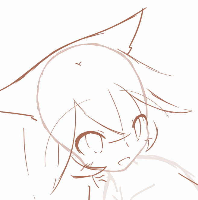 芸人な顔してないミャーヤ描くと誰か分からなくなる 