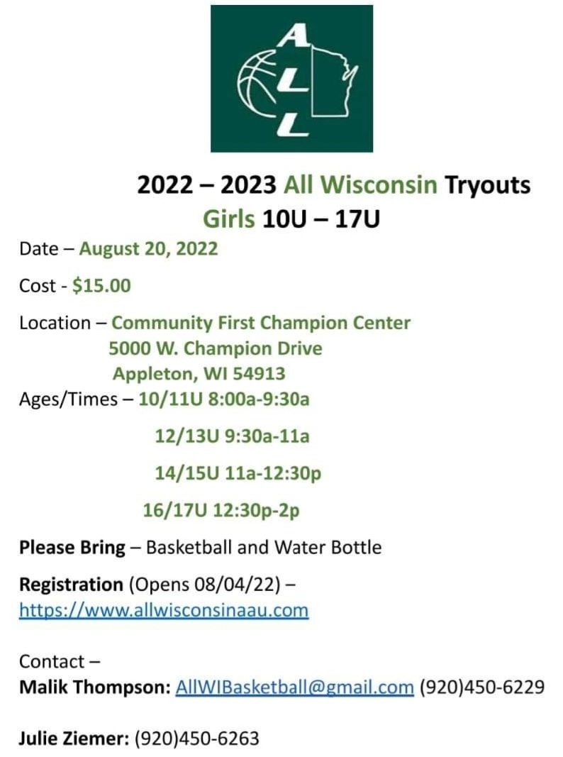 All Wisconsin Girls AAU Basketball (AllWI_GirlsBB) / Twitter