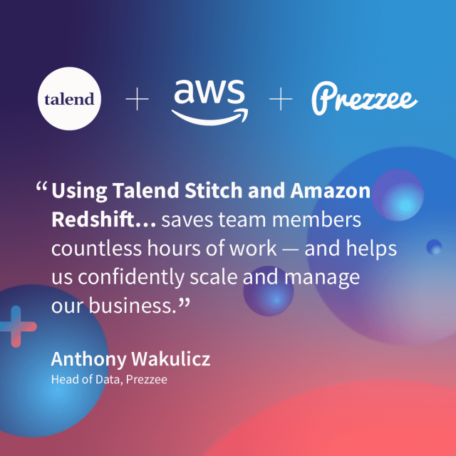 Juliefurt's tweet photo. Talend’s integration with @Amazon Redshift Serverless makes it easy to enable analytics using healthy data to achieve desired business outcomes. @Prezzee is just one example of the exciting possibilities. #AWS #TalendNews #DataForBusiness https://t.co/GhaoImBjKe https://t.co/0uaNZioSkn