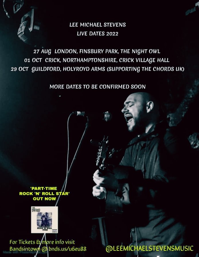 LIVE DATES 2022

bnds.us/u6eu88
facebook.com/leemichaelstev…