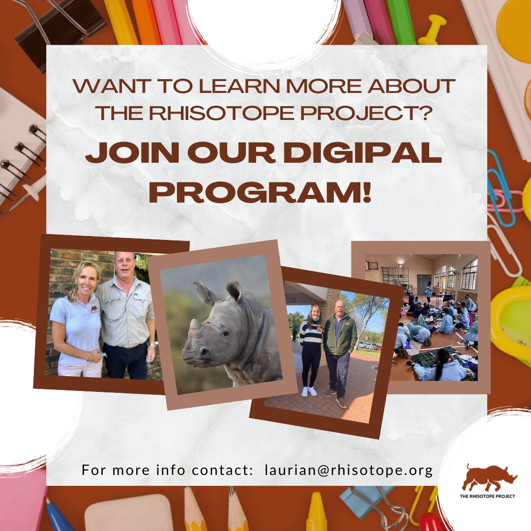 rhisotope's tweet photo. #DigiPal is a platform we use to #educate students about the importance of #conservation and why our project plays an important role in the future of protecting #EndangeredSpecies.
Your #school can expect an fun filled day of activities and talks from our team! https://t.co/ZA7dt22Mdv