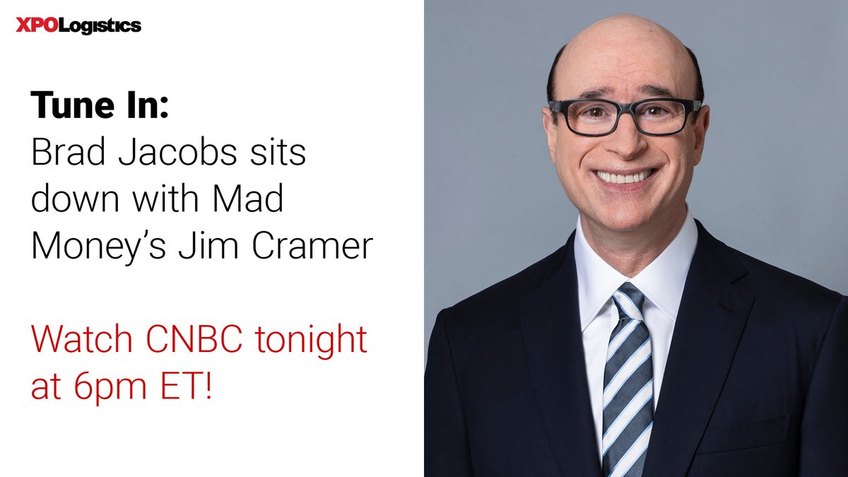 Don’t miss our CEO Brad Jacobs on <a href="/MadMoneyOnCNBC/">Mad Money On CNBC</a> tonight. To watch the stream, visit cnb.cx/3QiUIx3