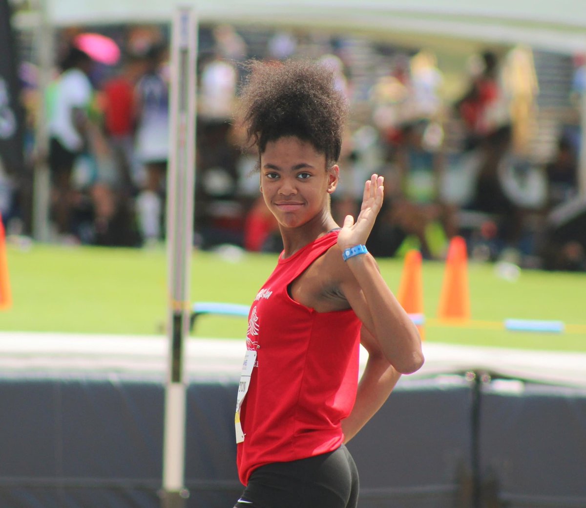MariahHutton1's tweet photo. @AAUTrackNField 
  I had so much fun at this years junior Olympics didn’t take first but 13th isn’t so bad out of 64 and my first year in track and field only way is up from here. Thank you again https://t.co/jlONTGvVzT