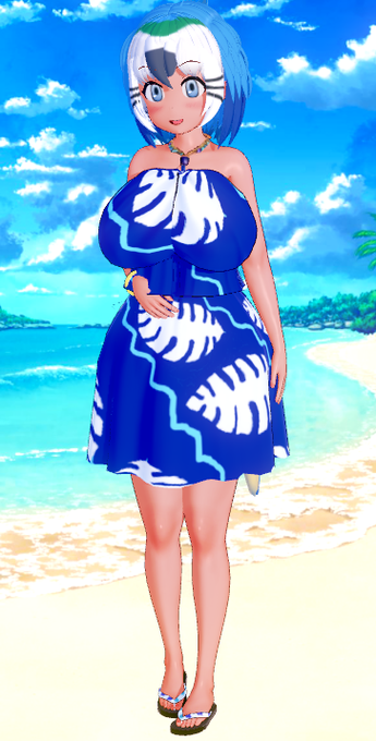 今日ルリコンゴウインコの私服を作りました。  簡単そうな服装ですが、模様の構成のために少し時間をかけることになりました。 