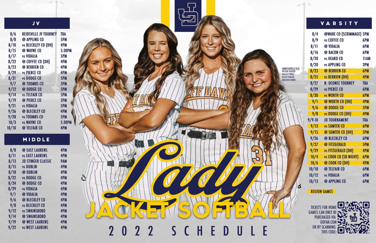 Jeff Davis Yellow Jacket Softball tweet media