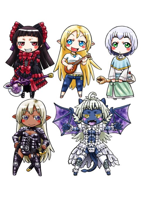 ゲート、3頭身ディフォルメ 