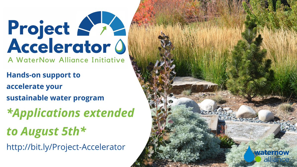 WaterNowOrg's tweet image. Calling all water innovators! THIS FRIDAY is the deadline to apply for #ProjectAccelerator, which provides **250 hours of free** support for sustainable #water projects. Apply online at: bit.ly/Project-Accele…
