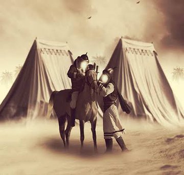 calmeHassanshah's tweet photo. When Ali Akbar (AS) moved towards the battlefield, Imam Hussain (AS) said: “O’ God please witness, a young man is going to battle these enemies, whereas he is the most similar to Prophet Muhammad (SAW) in appearance, character and thought 

#شہادت_ہمشکلِ_پیغمبرؑ https://t.co/RSn1MfA3MP