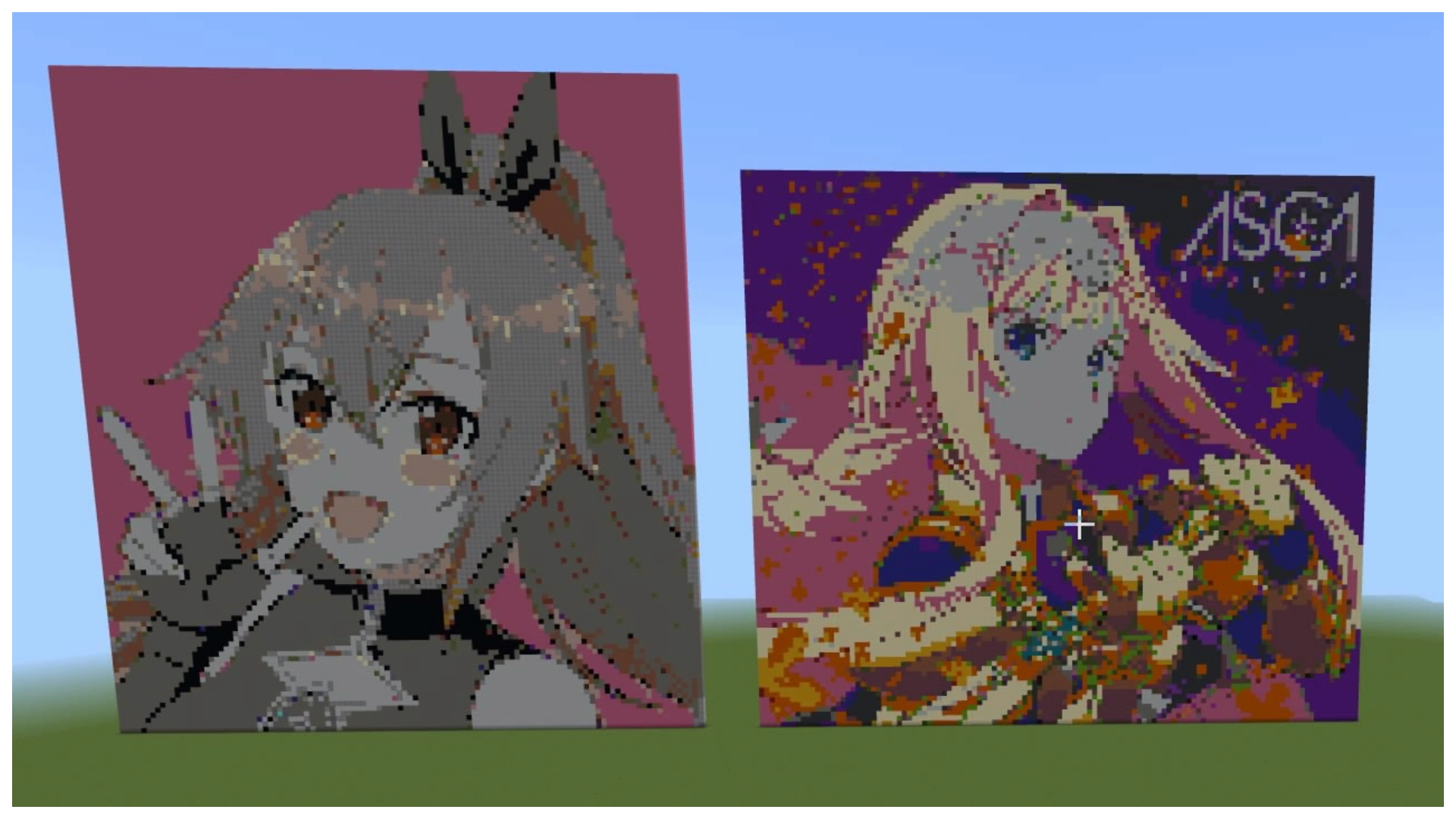 Uyumine Rt Sao マイクラで作ったイーディスとアリス 夏休みの暇潰しに最高なんだよね笑 作り方は簡単だから皆もよかったら作ってみて ソードアートオンライン Sao マインクラフト T Co Xif9njvmey Twitter