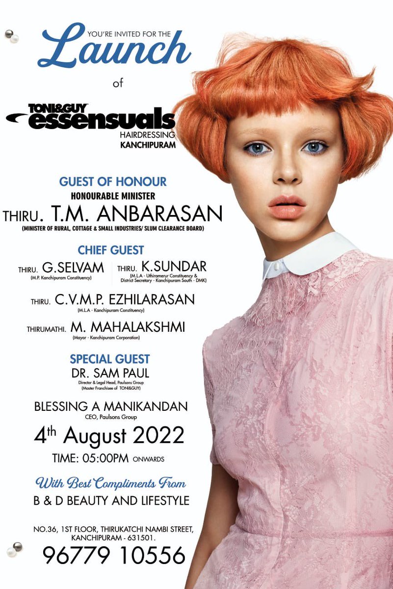 BlessingBro1's tweet photo. You Are Invited 🤩♥️🎉

#toniandguyworld #toniandguy #essensuals https://t.co/0Bu5cFp5Q5