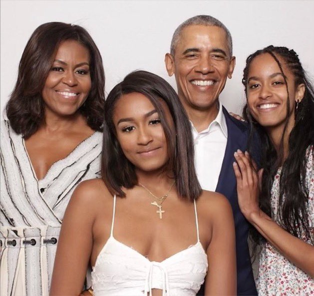 Happy Birthday to a Man with a Beautiful Family - Barack Obama. 