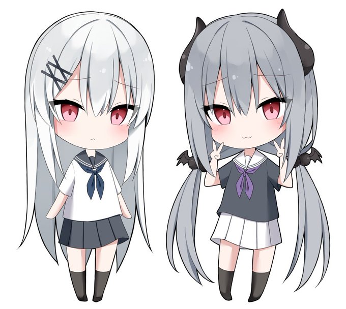 夏コミのグッズになるSD睡魔ちゃんと留年生ちゃん! 