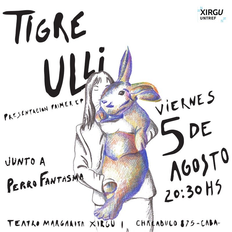 En la noche del viernes de Ciudad de Buenos Aires, Perro Fantasma abrirá la velada de Tigre Ulli en el Teatro Margarita Xirgu. Tercera visita del grupo franco - argentino a la gran ciudad en lo que corre del 2022

youtu.be/9teKRt4c2Tg