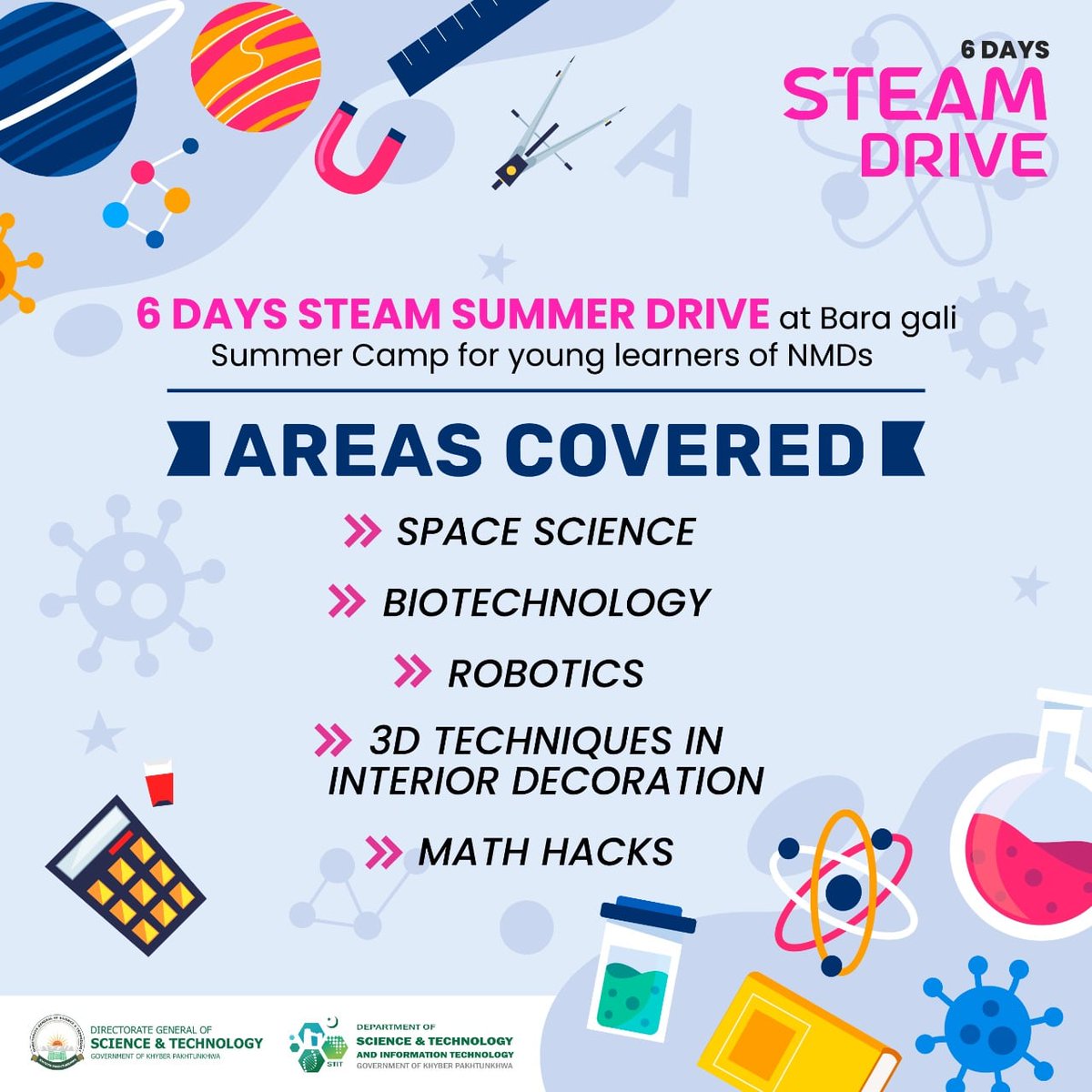 dostkpgovt's tweet image. @dostkpgovt brings the 2nd phase of STEAM Drive, summer camp of Peshawar university at baragali, to equip the youth of Merged Districts with new-age tools in the realm of STEM. The residential STEAM Summer Camps has targeted 400 young learners from NMDs. 

#science4kp #dostkp