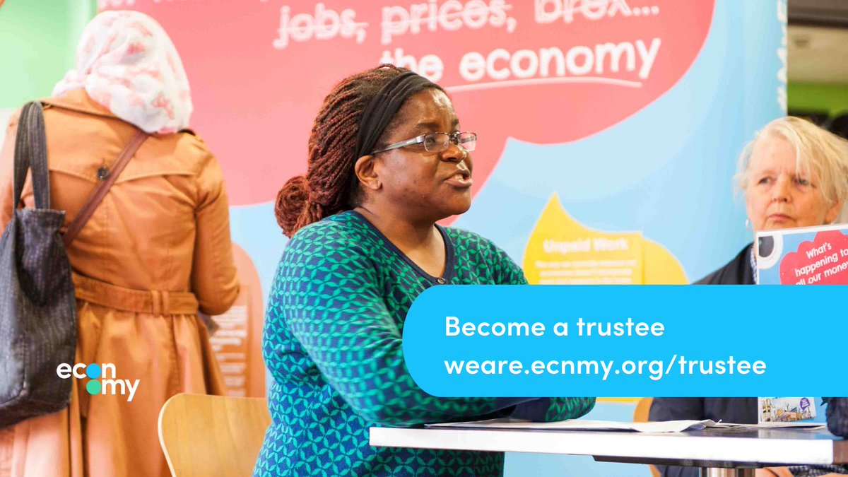 Are you passionate about addressing economic injustice? We’re looking for new trustees to  help us implement our new five year strategy. 

Learn more and apply: weare.ecnmy.org/trustee

#trustee #charityjob