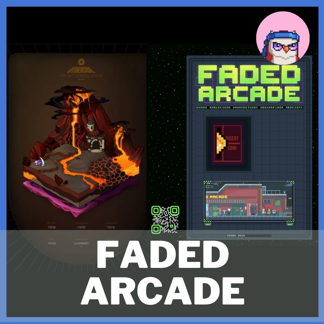 EllenQueenNFT's tweet photo. 🚨WIN 1 Otherdeed for Otherside worth $3,500 + HYPED MINT ALERT!🚨
👾GET A STAKE IN A RETRO GAME STUDIO👾
TO WIN:
1️⃣Follow @fadedarcadenft
2️⃣Like + RT
3️⃣Tag 5 Friends
#NFT #CRYPTO #FADEDARCADE https://t.co/4QHY8Be3TU