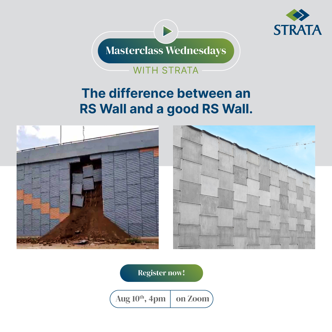Strata_Global's tweet photo. Join us for an expert session led by Teja Palepu about critical factors responsible for maintaining high quality standards in RS Wall construction.

Register now: https://t.co/ajpAY4yJef

#ExpertSession #RSWallConstruction #RSWall #RegisterNow #Zoom https://t.co/QmmzpoXge8