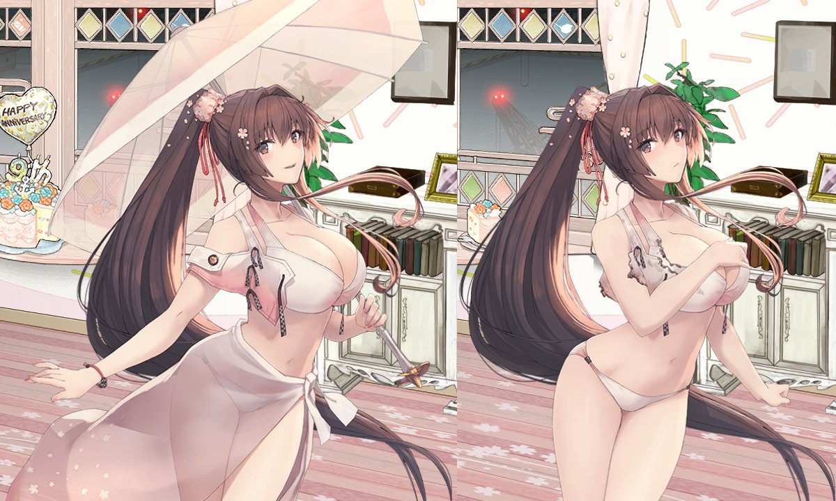 いや大和でっっっっっか。古鷹ミラクル美人すぎるし......。長鯨はかわいい寄りだけどいいっすね。 