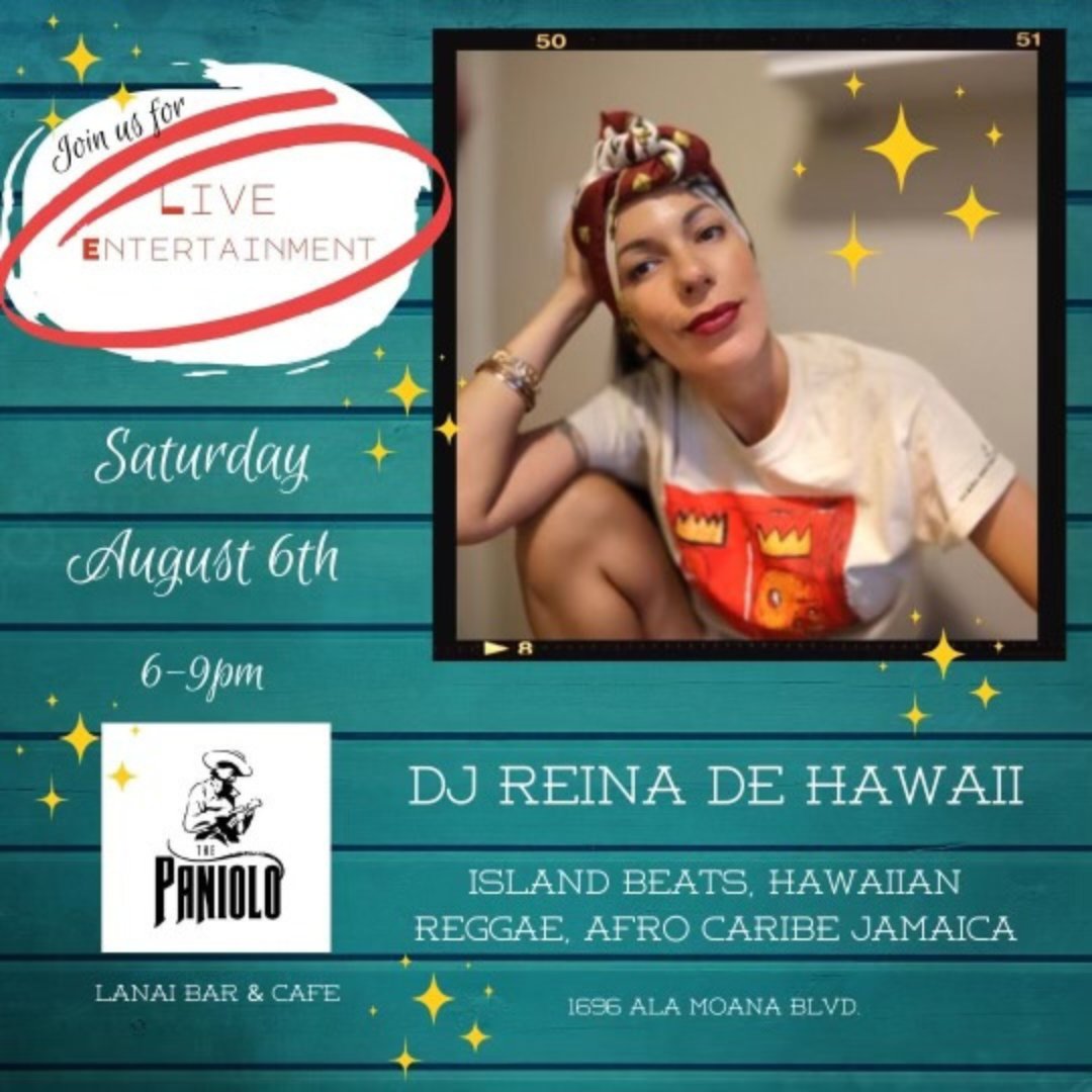 EquusHotelHi's tweet photo. Join us this Saturday, Aug. 6 for the Paniolo Summer Music Series feat. DJ Reina De Hawaii. FREE admission!

📍 Paniolo Bar &amp; Cafe at The Equus
✅ Live Music - Island Beats, Hawaiian Reggae, and more!
✅ Drink Specials
✅ Valet Parking

We hope to see you there! https://t.co/d4FlBib19k