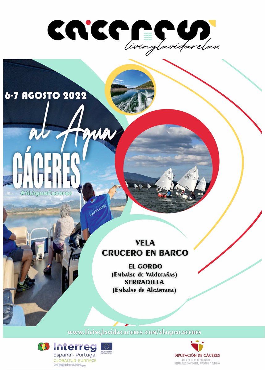 ⚠️ Todavía quedan algunas plazas para inscribir a niños de 5-8 años al curso de iniciación a la vela el Sábado 6 en El Gordo (Embalse Valdecañas) de manera totalmente gratuita. Puedes reservar plaza en este enlace:
👉🏻alaguacaceres.com/vela-en-valdec…