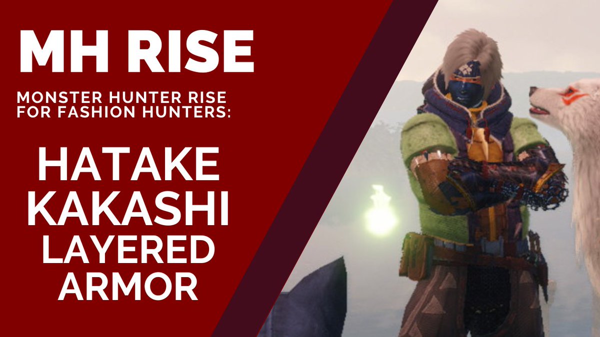 taintedmantis's tweet photo. NEW VID: Kakashi layered armor tutorial is up! Be sure to watch to the end for some surprise edits!π€£
#MHRise #FashionHunter #Kakashi #Sunbreak #MHSunbreak #HunterGram #Naruto
https://t.co/of2wLrnM9P https://t.co/XOZHzODhB3